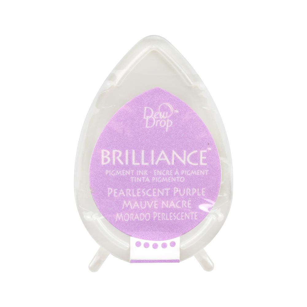 Tsukineko Brilliance Dew Drop Ink - Pearlescent Purple