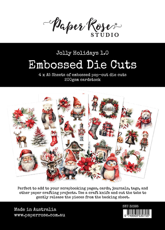 Paper Rose Studio Embossed Die Cuts - Jolly Holidays 1.0