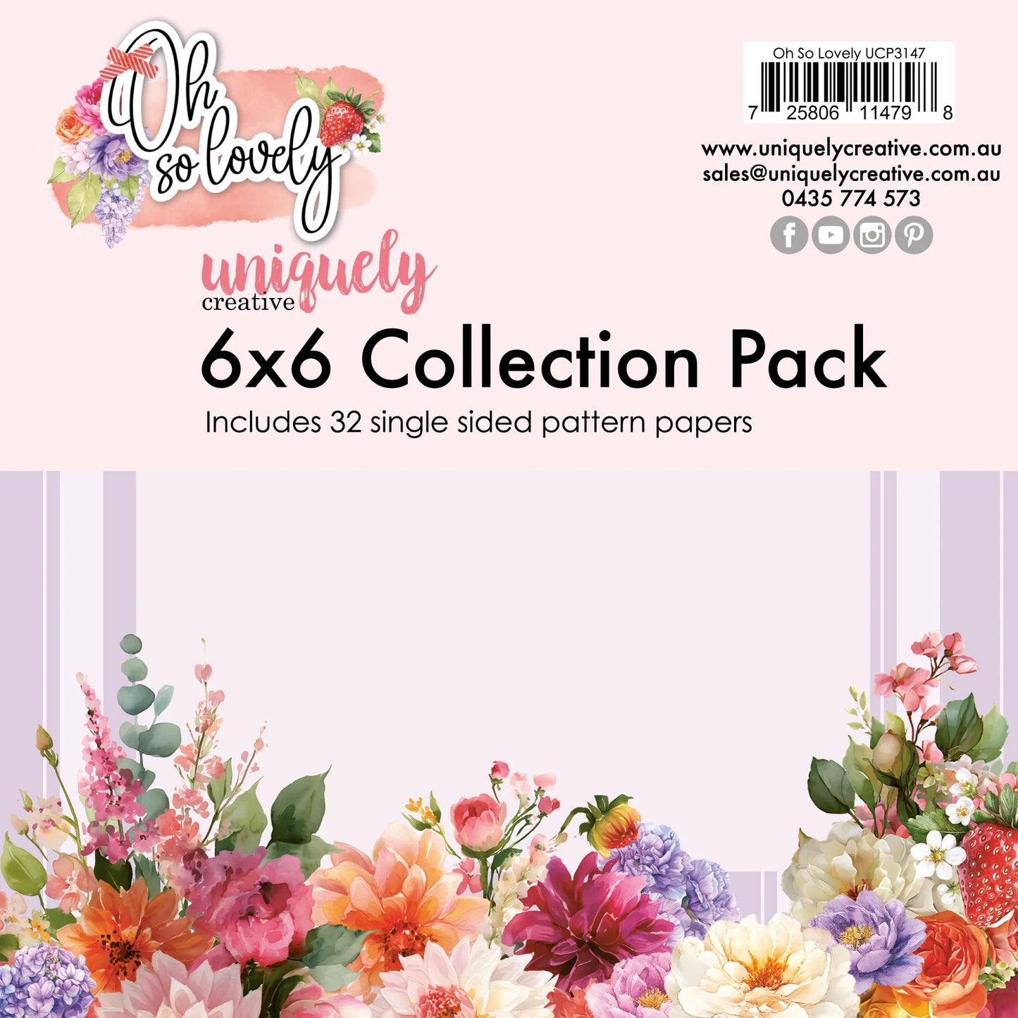 Uniquely Creative 6x6 Paper Pack - Oh So Lovely