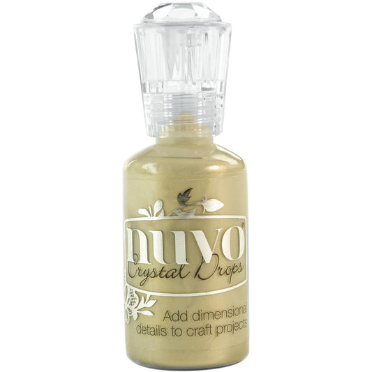 Nuvo Crystal Drops Metallic - Pale Gold
