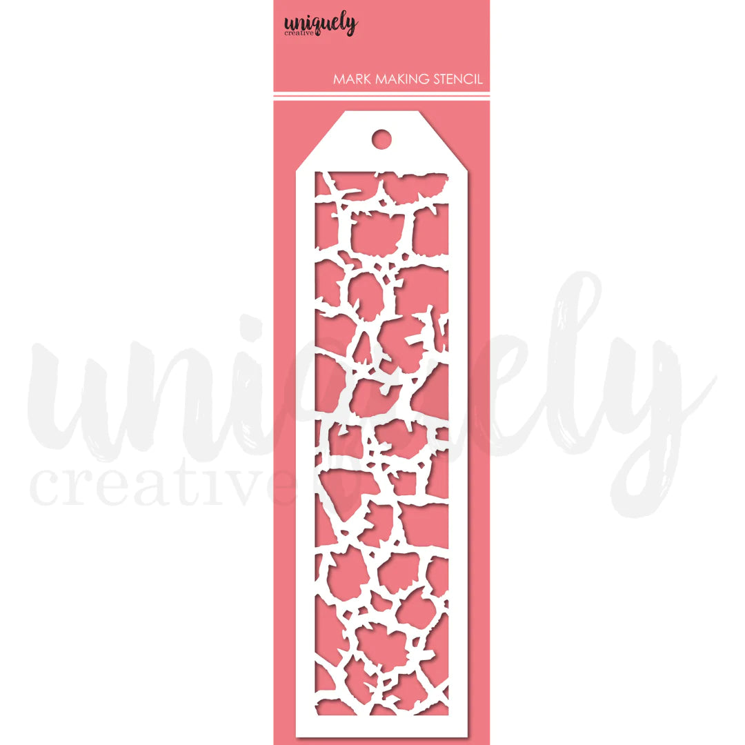 Uniquely Creative Mark Making Stencil - Path Stencil