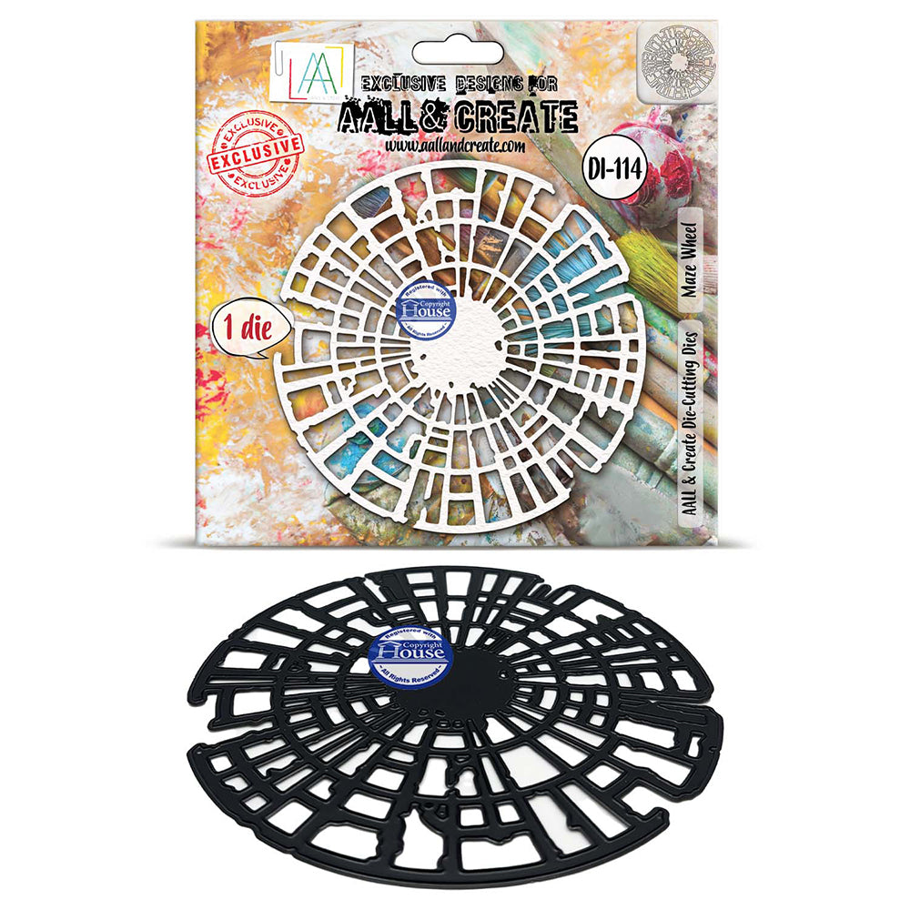 Aall & Create Die Cutting Dies- Maze Wheel
