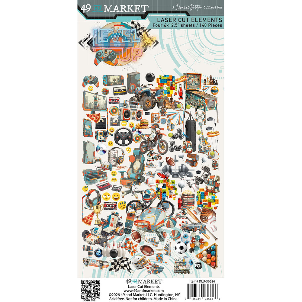 49 and Market Laser Cuts- Level Up- 140pcs