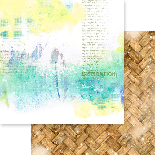 P13 12x12 Double Sided Paper -Bon Voyage- Vacation