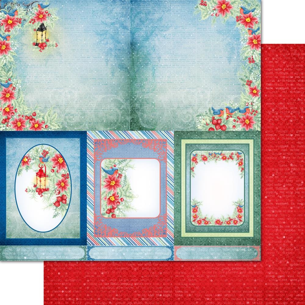 Heartfelt Creations 12x12 Double Sided Paper - Festive Christmas - Sheet 9A