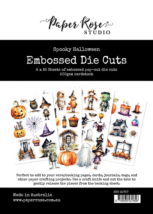 Paper Rose Studio Embossed Die Cuts - Spooky Halloween