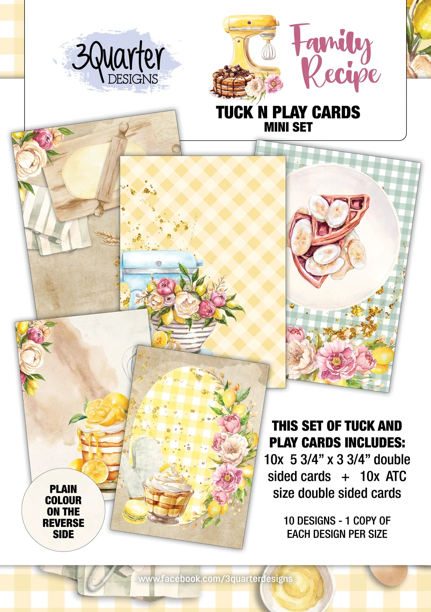 3Quarter Designs Tuck 'n' Play Cards - Family Recipe