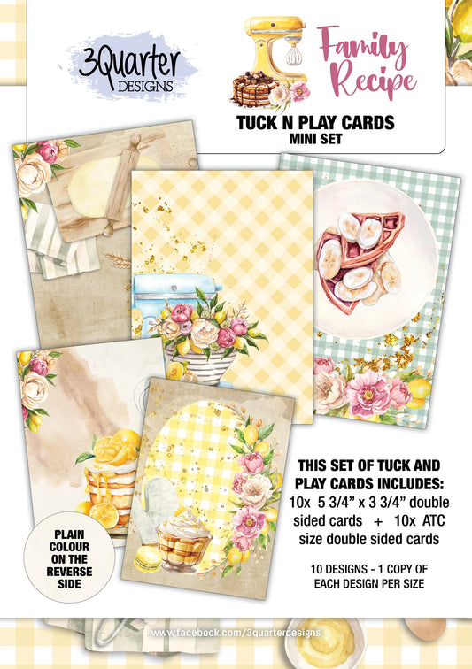 3Quarter Designs Tuck 'n' Play Cards - Family Recipe