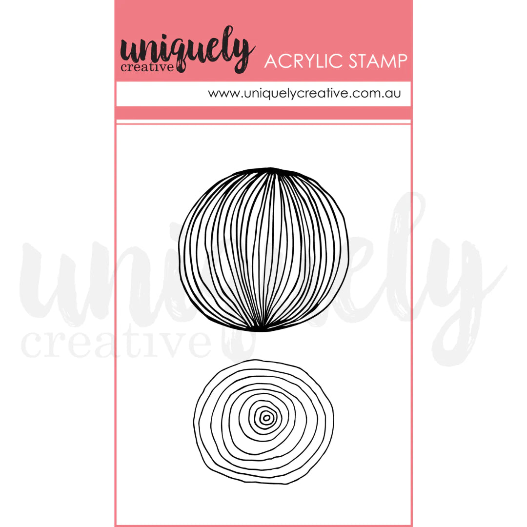 Uniquely Creative Acrylic Stamp - Doodle Designs Texture Stamp