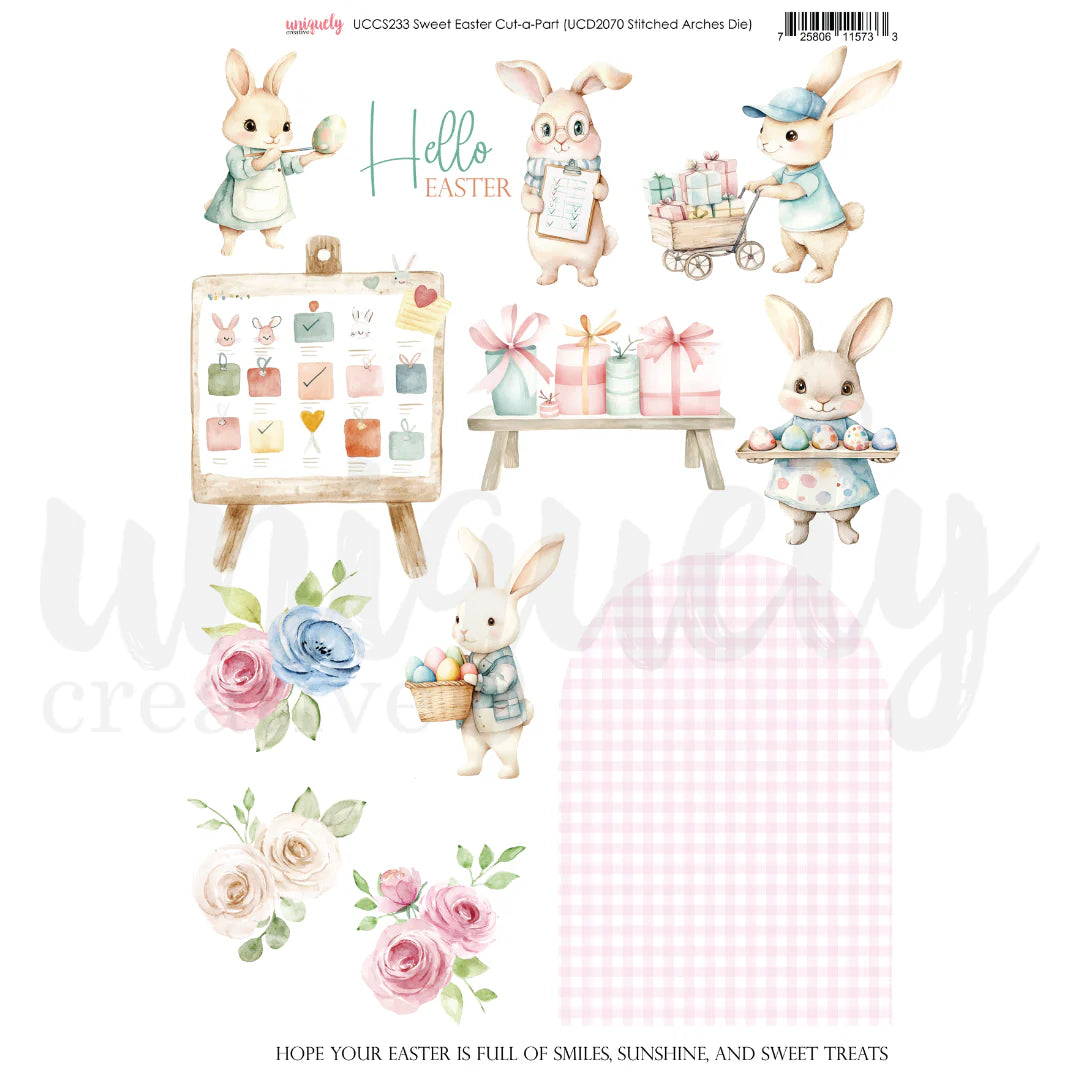 Uniquely Creative A4 Cut-a-Part Sheet- Sweet Easter
