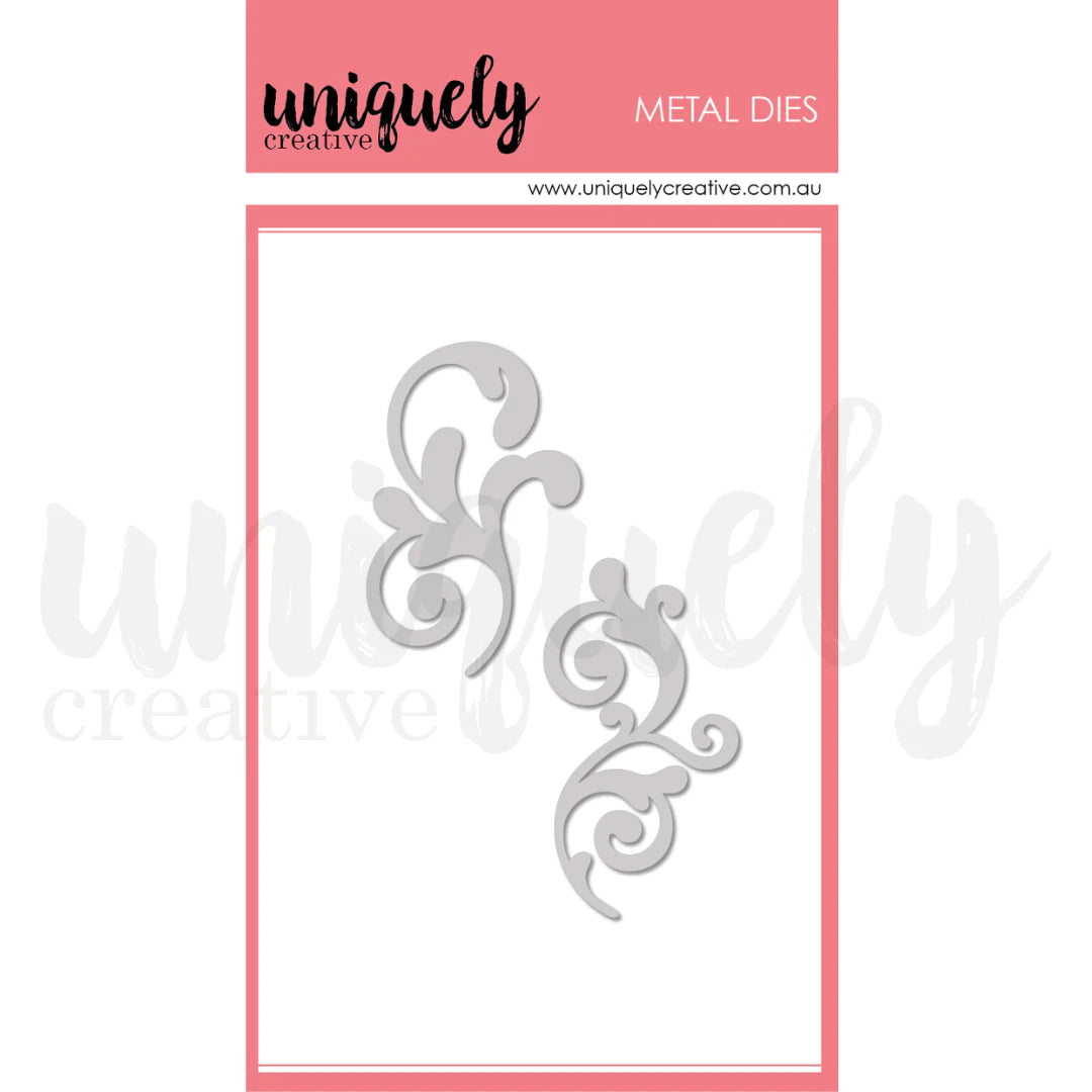 Uniquely Creative Metal Dies - Fancy Flourish Die
