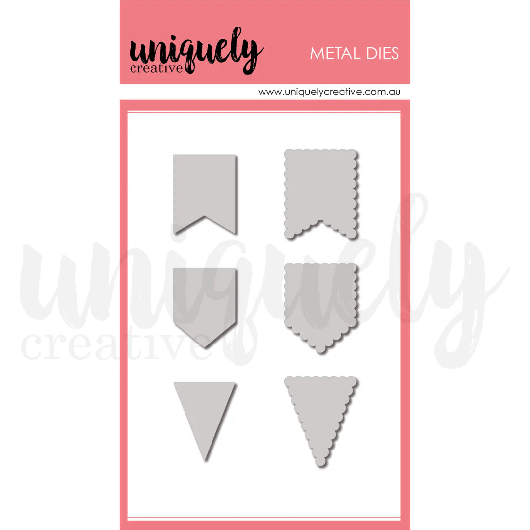 Uniquely Creative Metal Dies- Bunting Elements