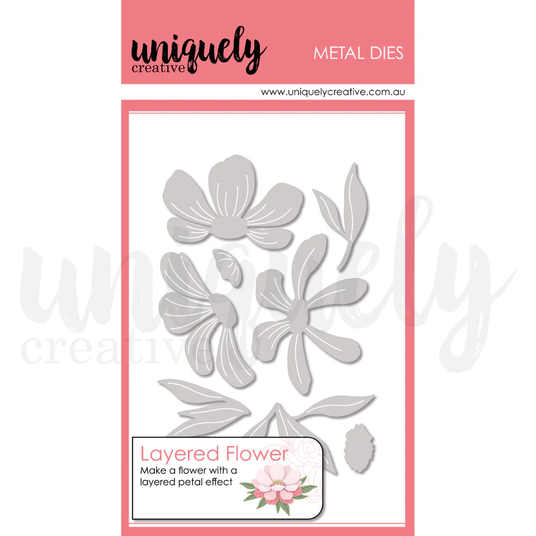Uniquely Creative Metal Dies- Layered Flower