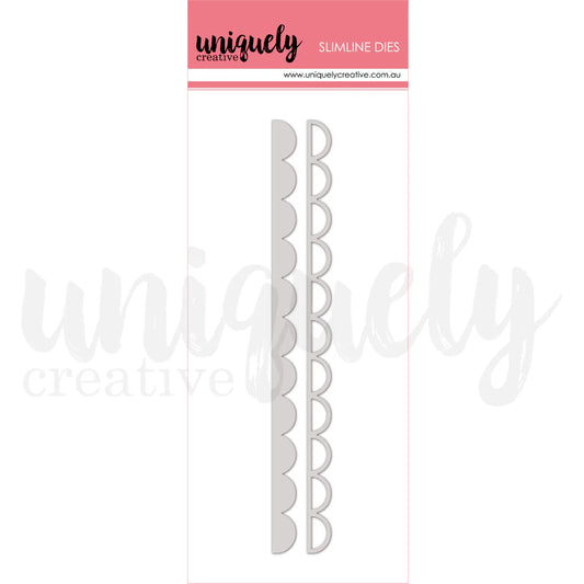 Uniquely Creative Slimline Dies - Slimline Scallop Strip
