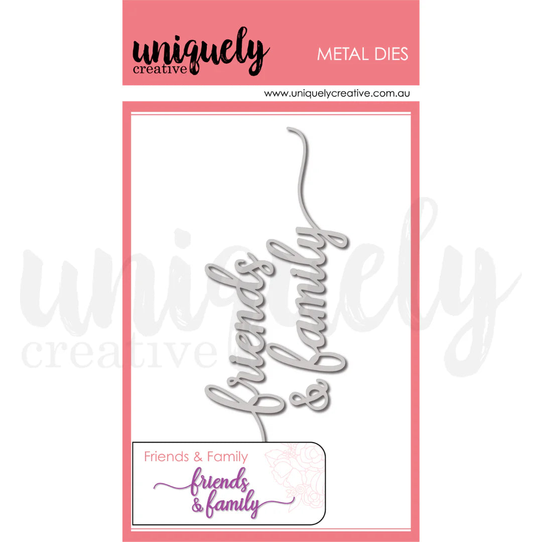 Uniquely Creative Metal Dies- Friends & Family
