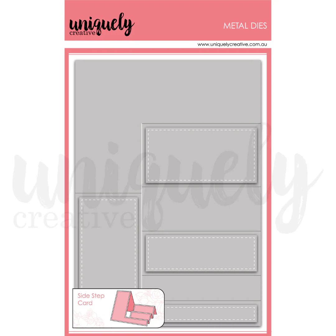 Uniquely Creative Metal Dies- Side Stepper Card Die