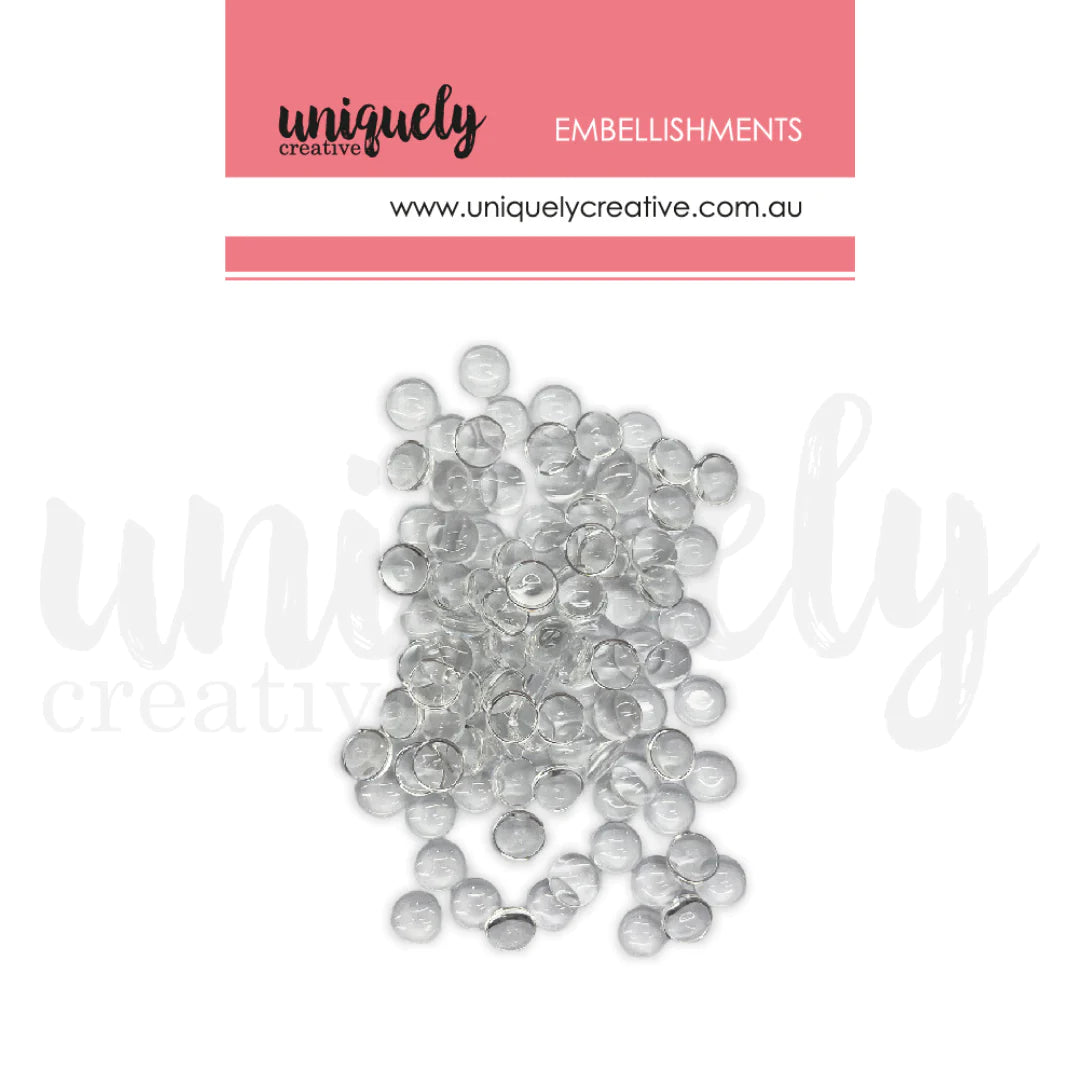 Uniquely Creative Embellishments - 10mm Glass Domes