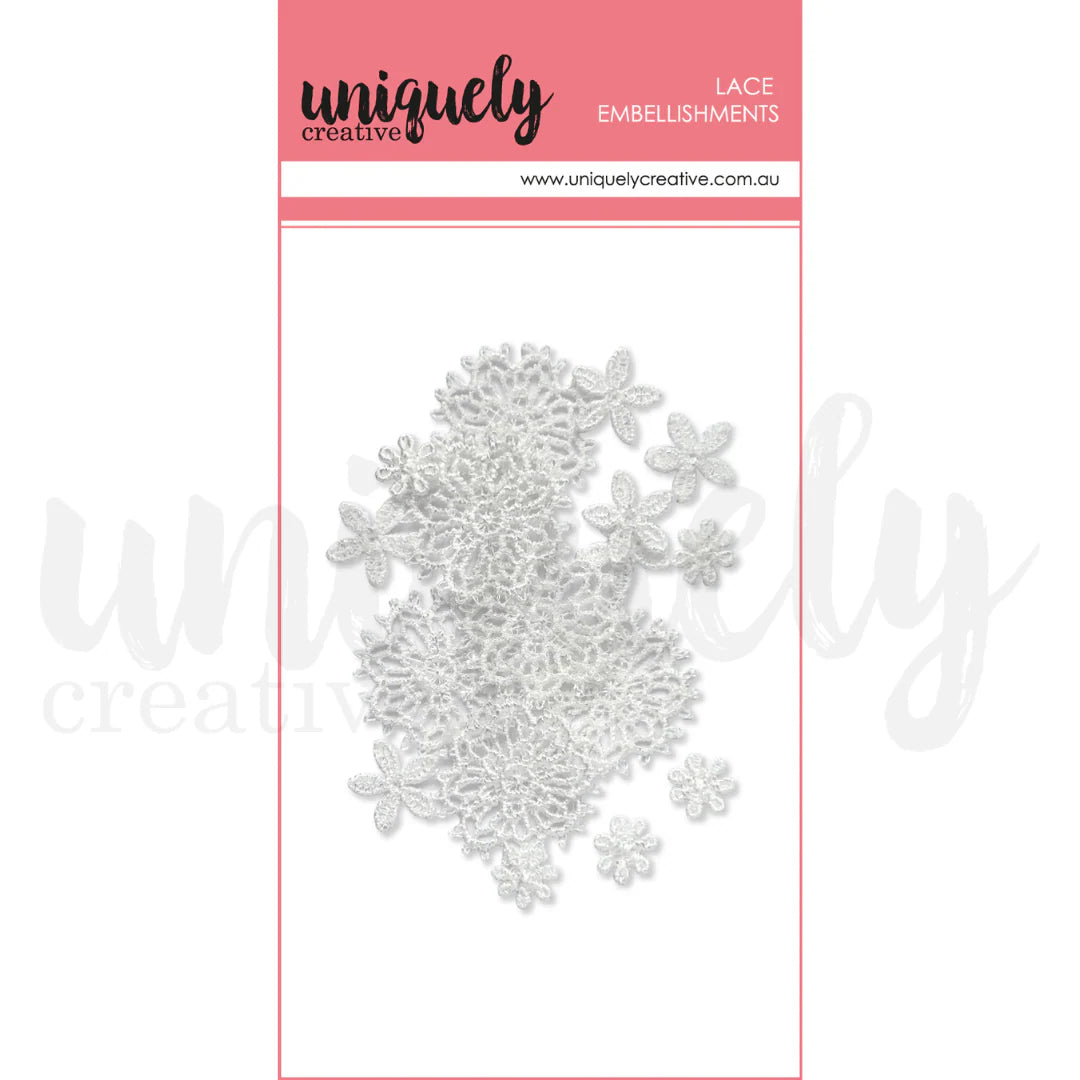 Uniquely Creative Lace Embeliishments- Lace Daisies