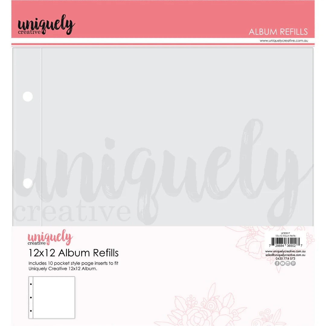Uniquely Creative 12x12 Album Refills- 10 pack