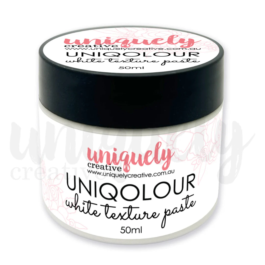 Uniquely Creative Uniqolour White Texture Paste- 50mls