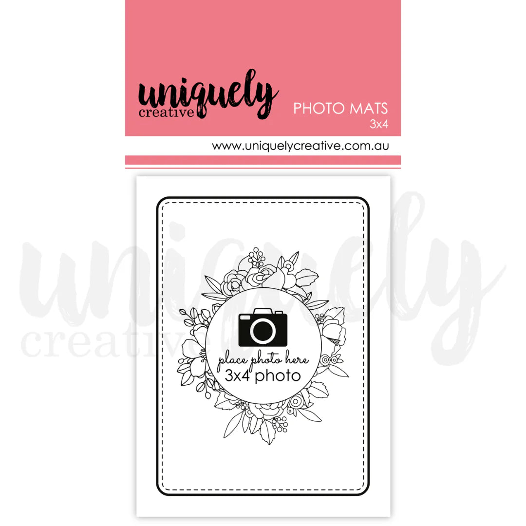 Uniquely Creative Photo Mats- 3x4