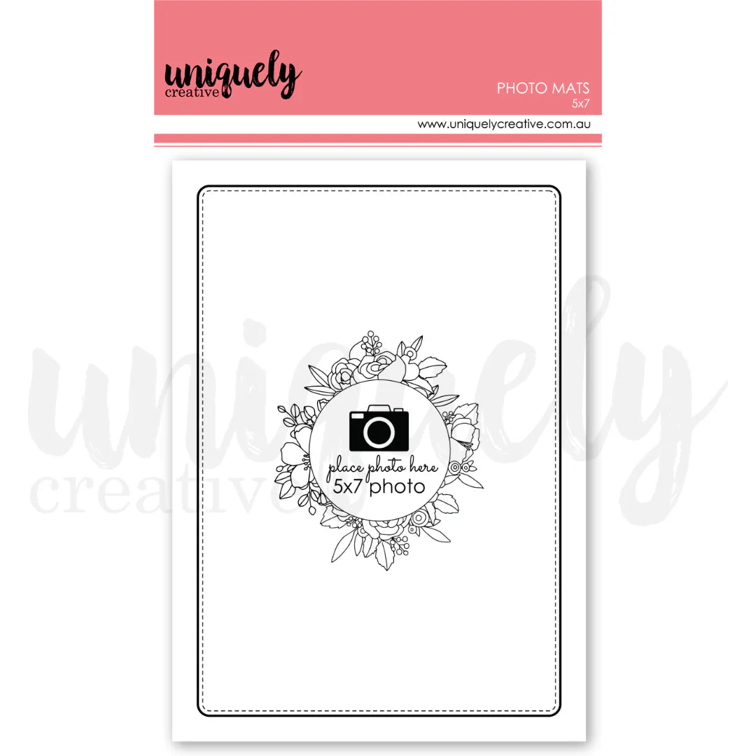Uniquely Creative Photo Mats- 5x7