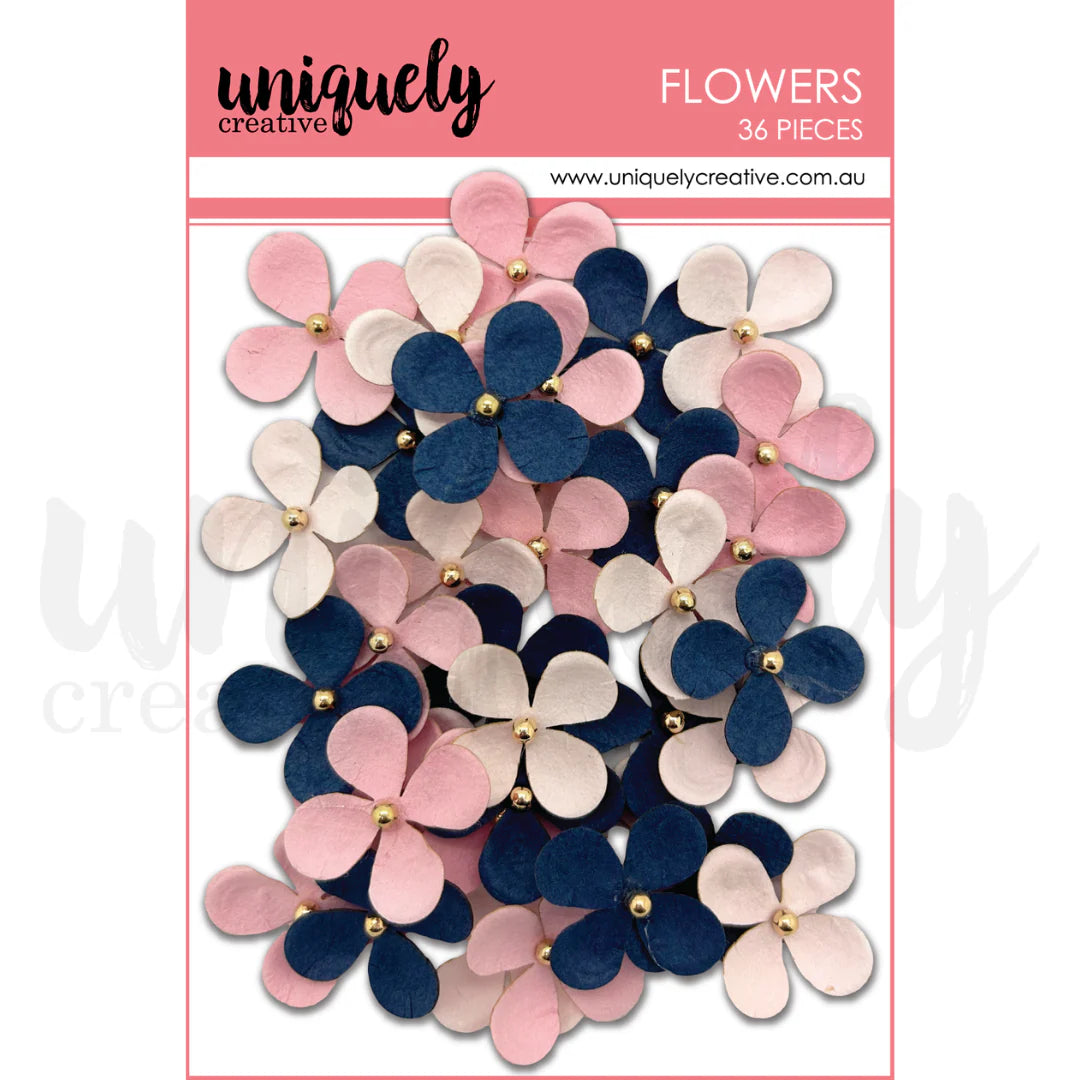 Uniquely Creative Mixed Flowers- Blue & Blush