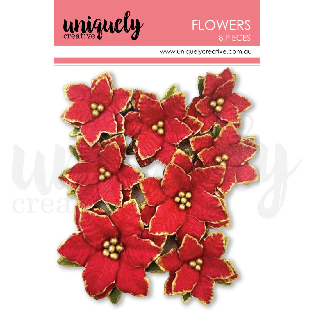 Uniquely Creative Mixed Flowers- Christmas Poinsettia