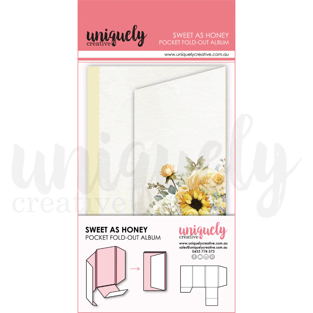 Uniquely Creative Pocket Fold-Out Album- Sweet as Honey