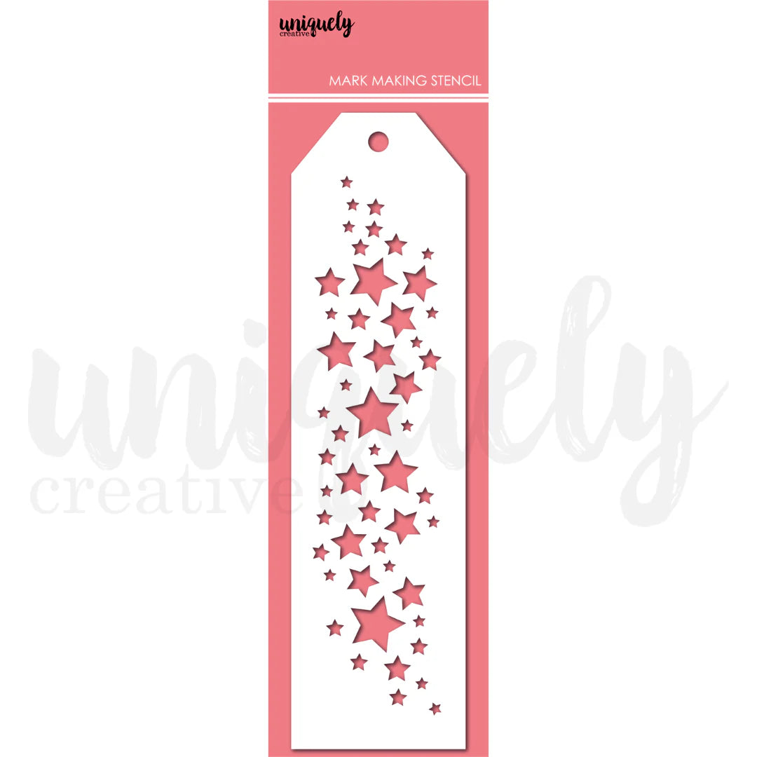 Uniquely Creative Mark Making Stencil- Starfall