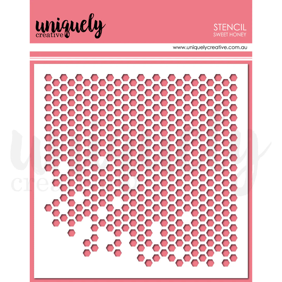 Uniquely Creative Stencil- Sweet Honey