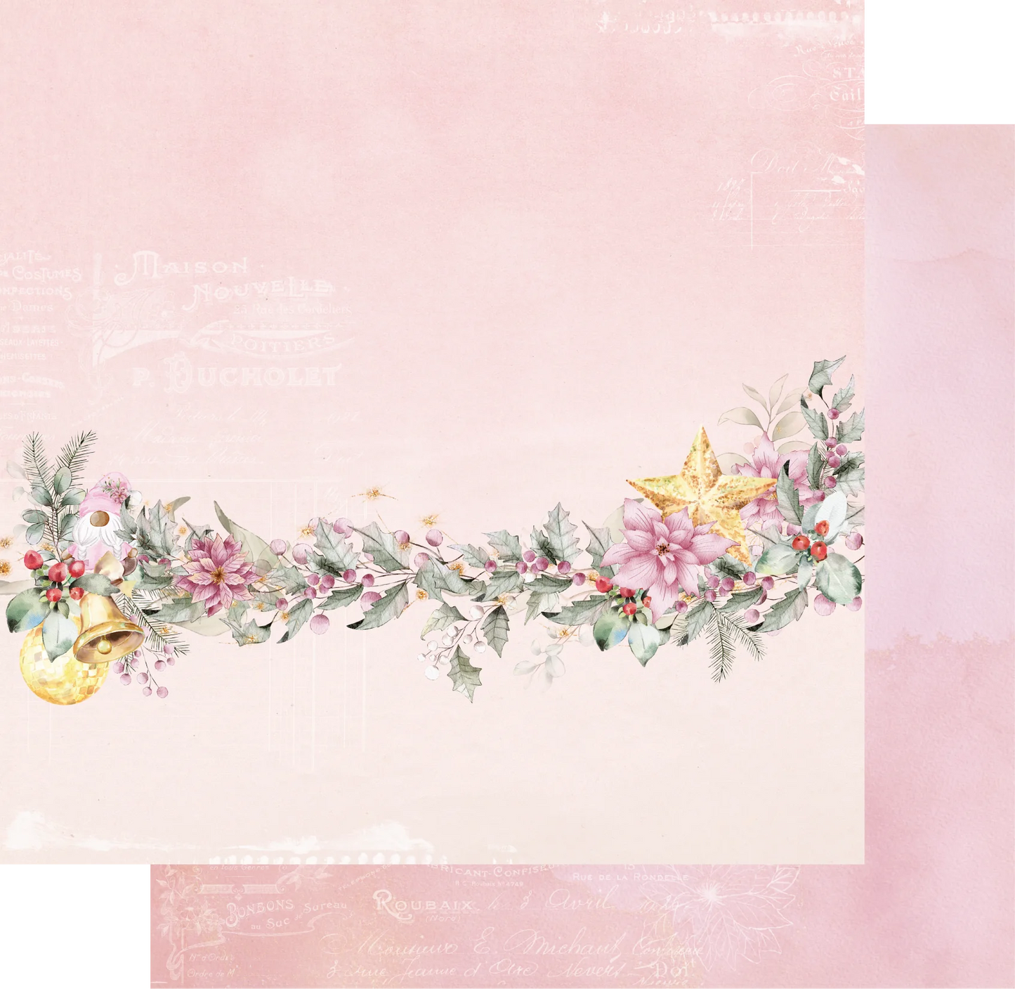 Uniquely Creative 12x12 Double Sided Paper - A Christmas Dream - Sparkle