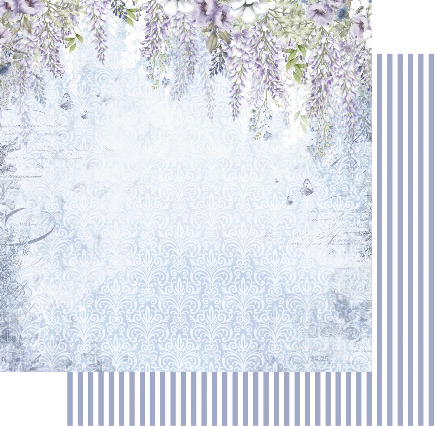 Uniquely Creative 12x12 Double Sided Paper -Wisteria Lane - Confidence