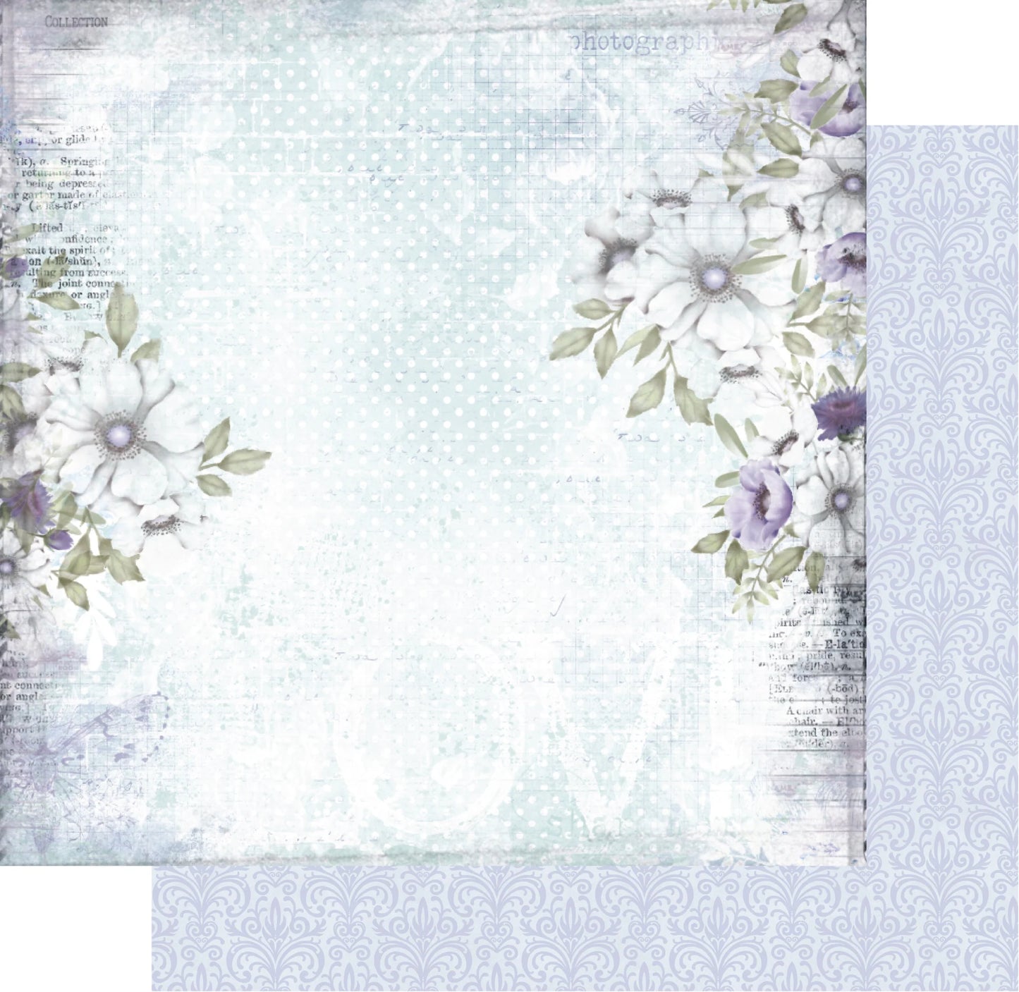 Uniquely Creative 12x12 Double Sided Paper - Wisteria Lane - Adventurous