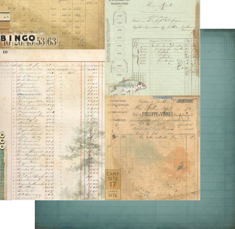 Uniquely Creative 12x12 Double Sided Pack - Field Notes-Pocket Notes