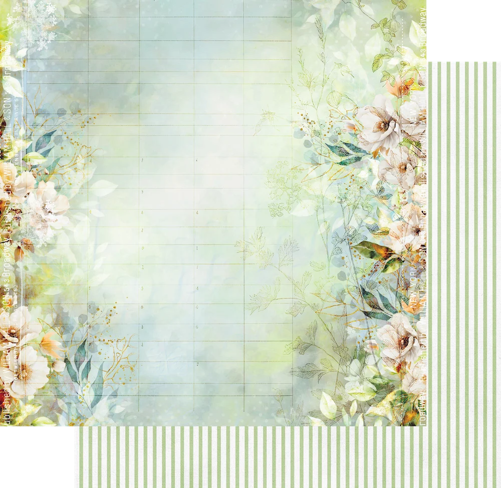 Uniquely Creative 12x12 Double Sided Paper - Delighted Curiosities- The Collector's Ledger