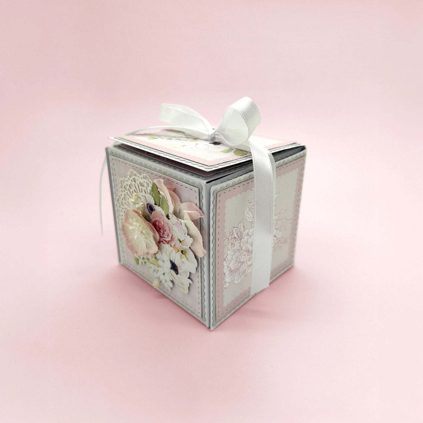 Uniquely Creative Memory Box Folio- White