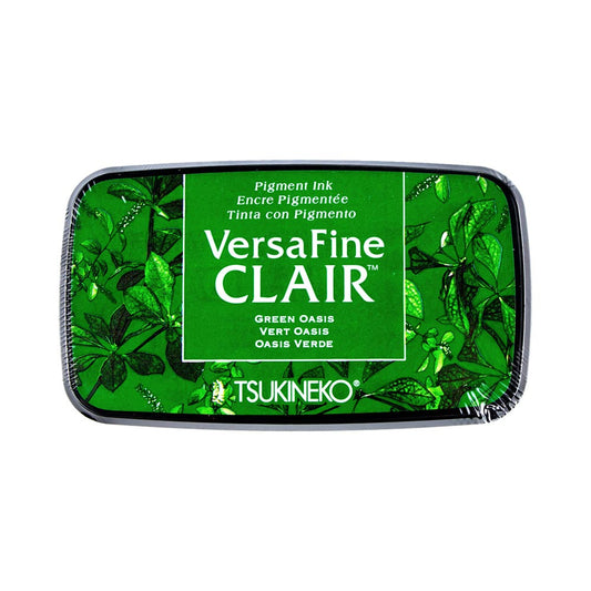 Tsukineko Versa Fine Clair Ink Pad - Green Oasis