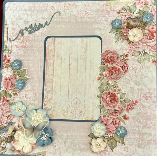 TK Paper Boutique Ready to Assemble Scrapbook Kit - You and Me