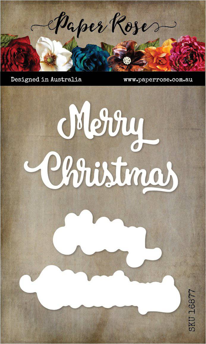 Paper Rose Studio Metal Die - Merry Christmas Large