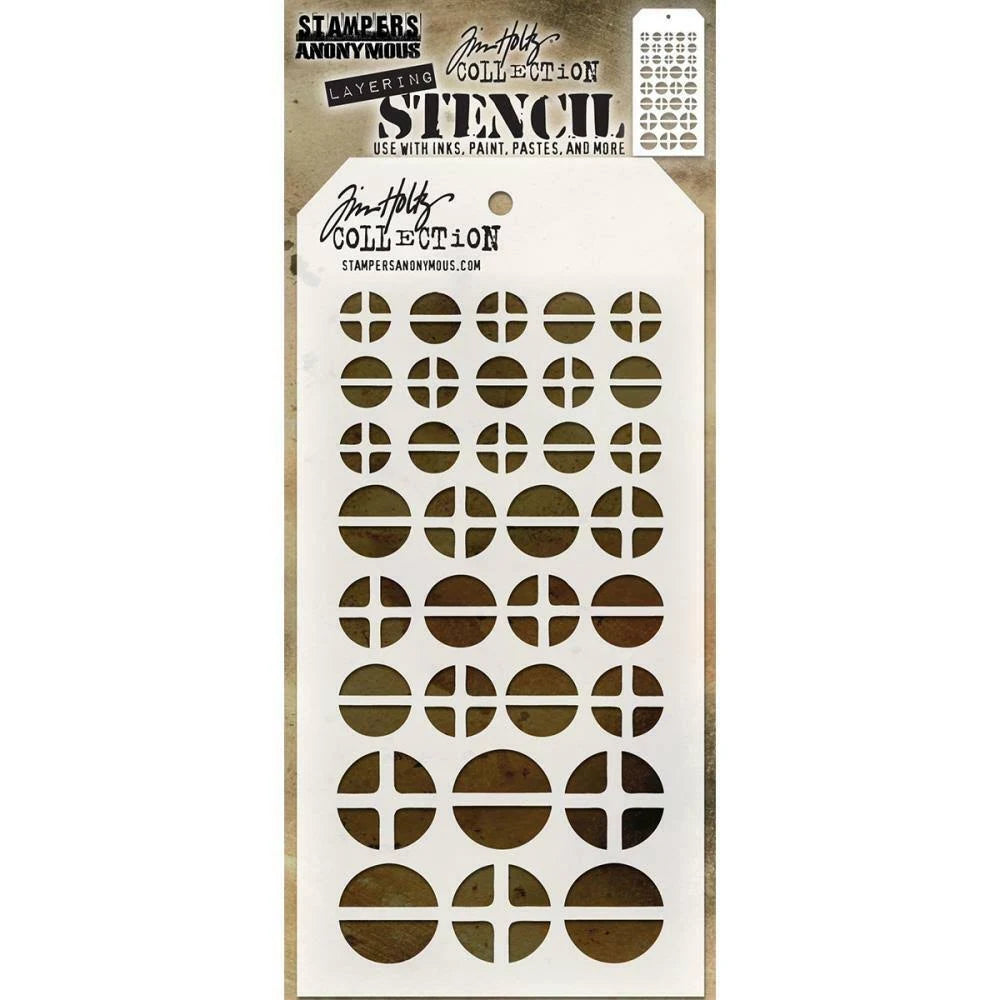 Stampers Anonymous Layering Stencil - Screwed Layering Stencil