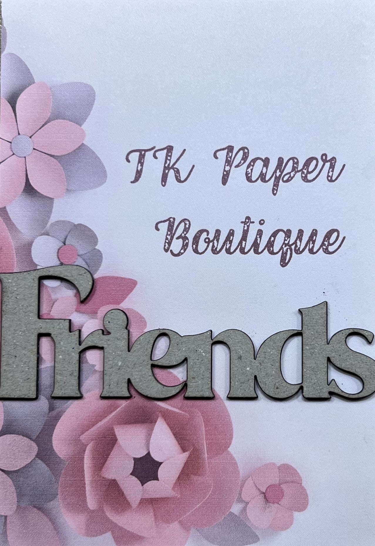 TK Paper Boutique Laser Chipboard - Friends