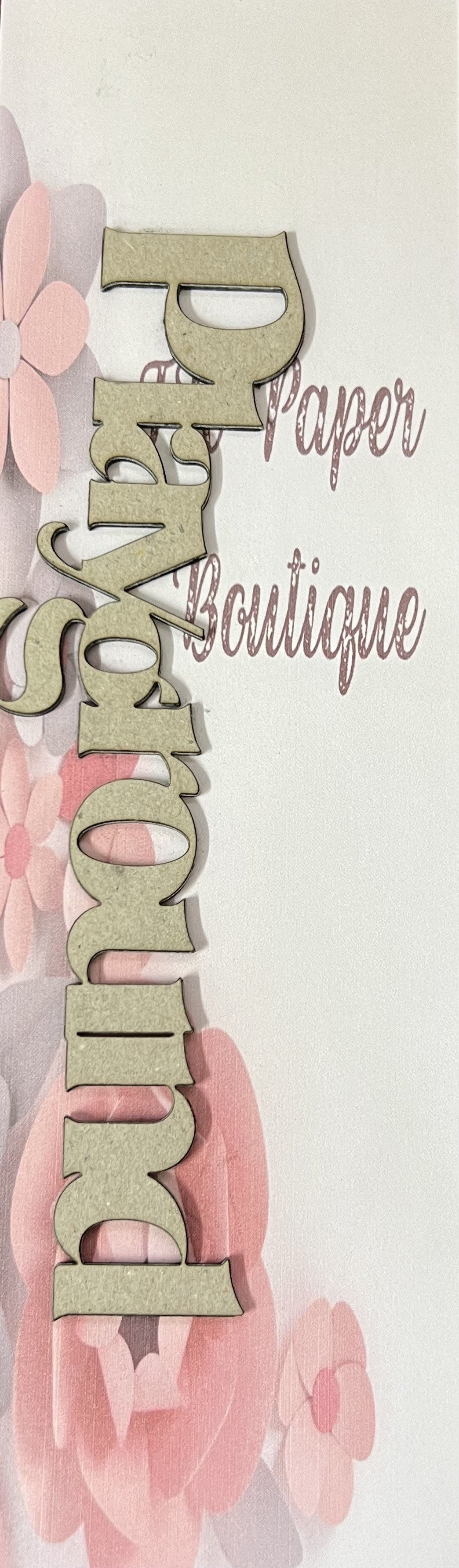 TK Paper Boutique Laser Chipboard - Playground
