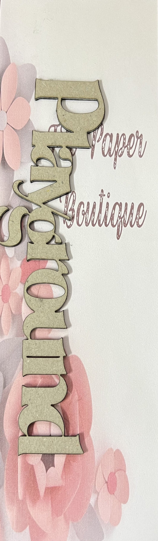 TK Paper Boutique Laser Chipboard - Playground