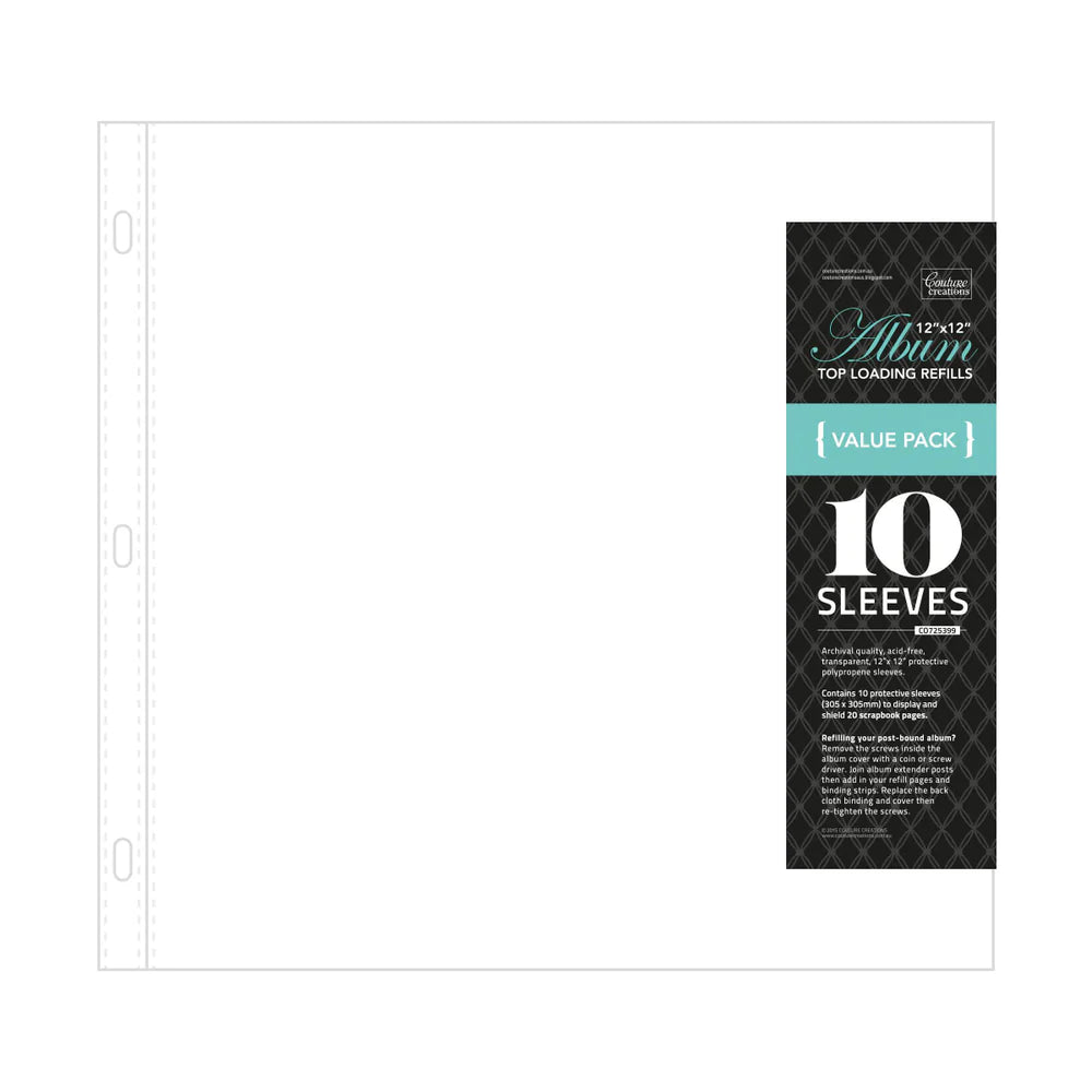 Couture Creations 12x12 Album Refills