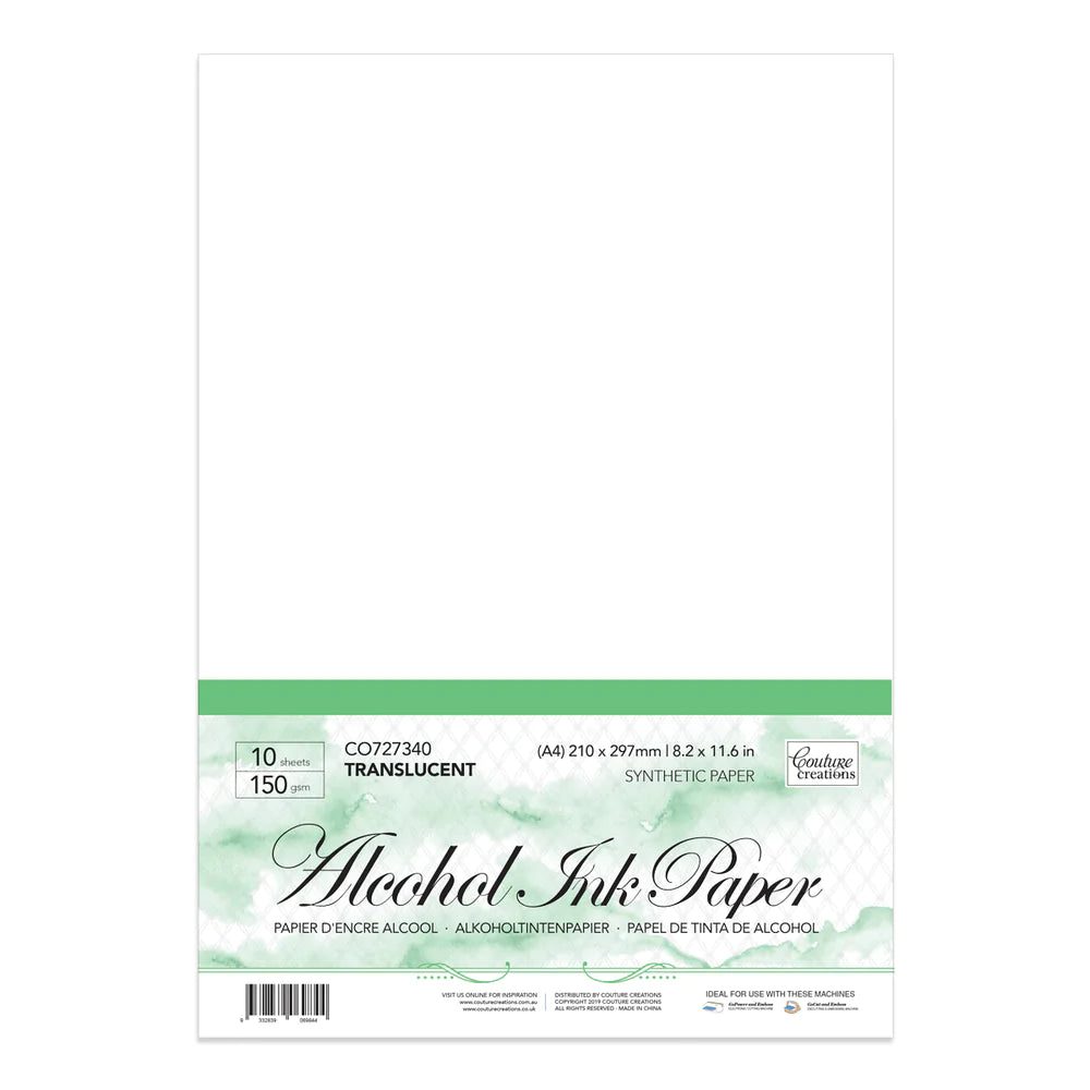 Couture Creations Alcohol Ink Paper Translucent