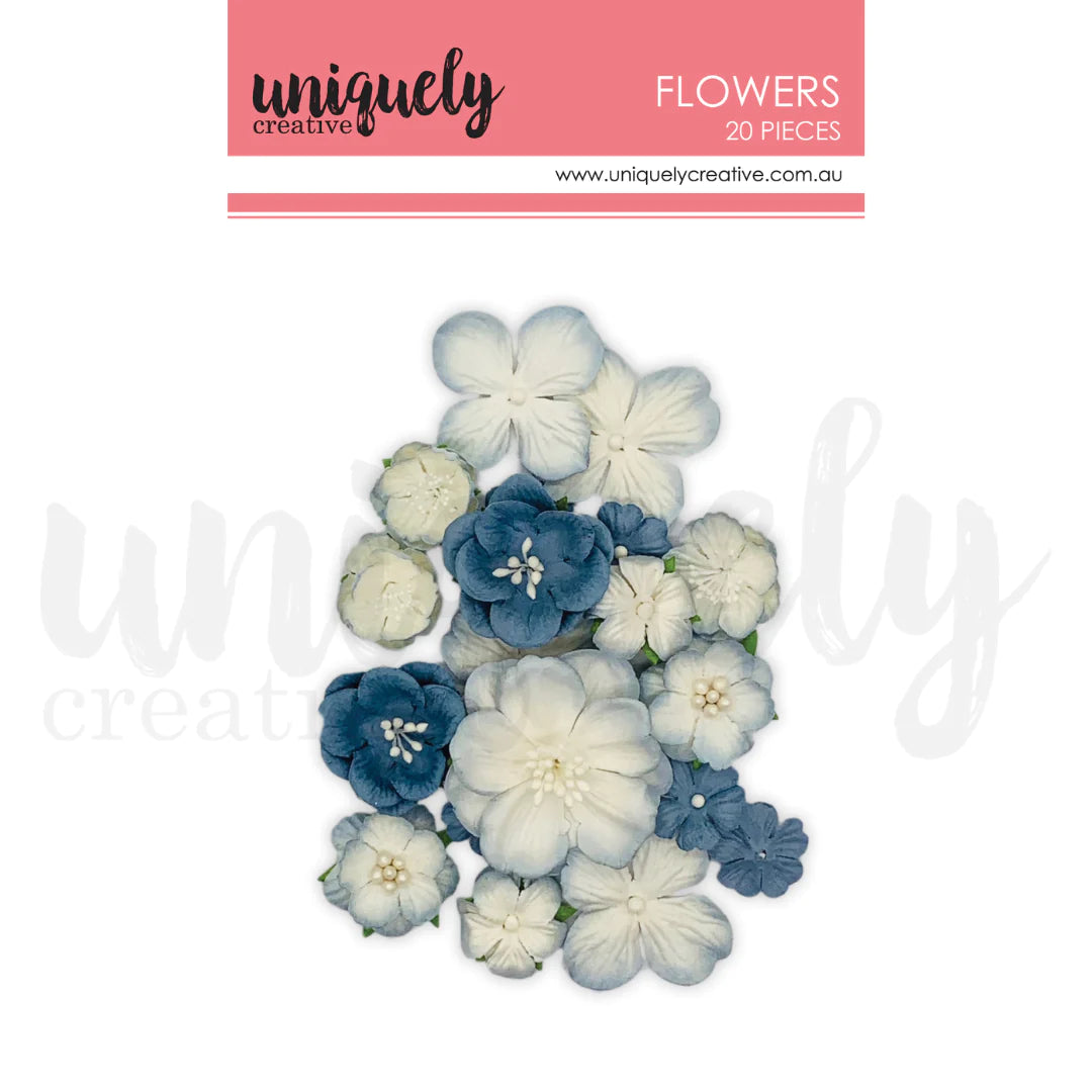 Uniquely Creative Flower Packs - Dusty Blue Flowers