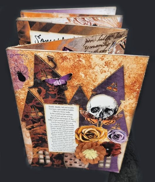 3Quarter Designs Paper & Chipboard Collections- Feeling Spooky Mini Album