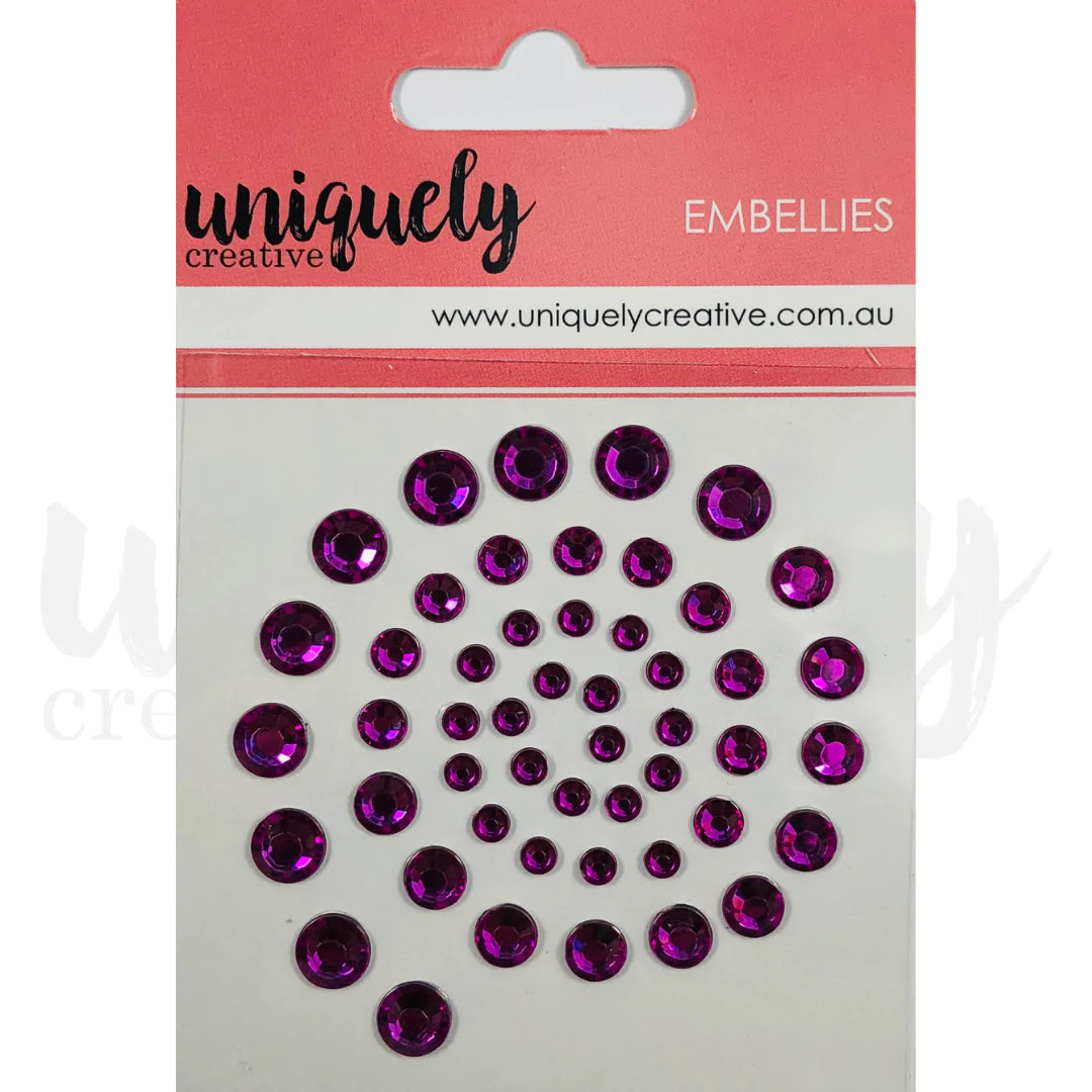 Uniquely Creative Embellishments - Bling- Wine Rhinestones