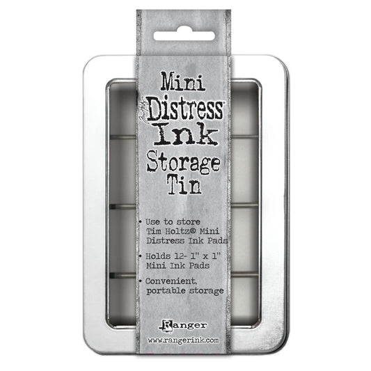 Ranger Tim Holtz Distress Mini Ink Storage Tin- Holds 12